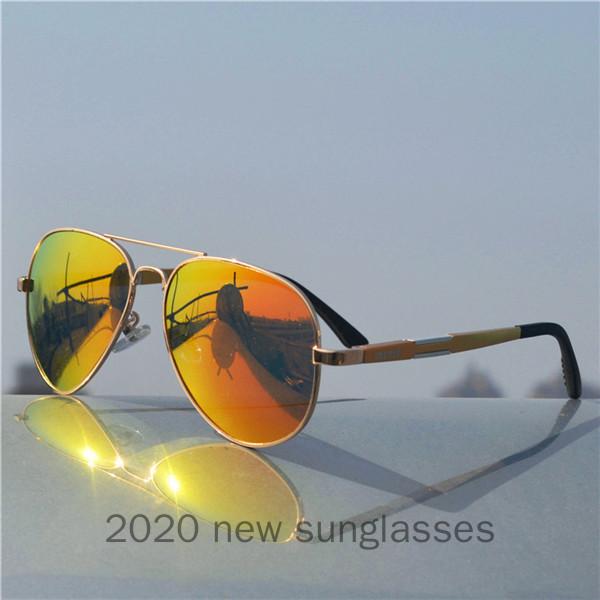 

2020 Polarized Sunglasses for Men Anti-glare Glasses for Driving Square Sun Glasses Vintage Pilot Sunglasses Women NX