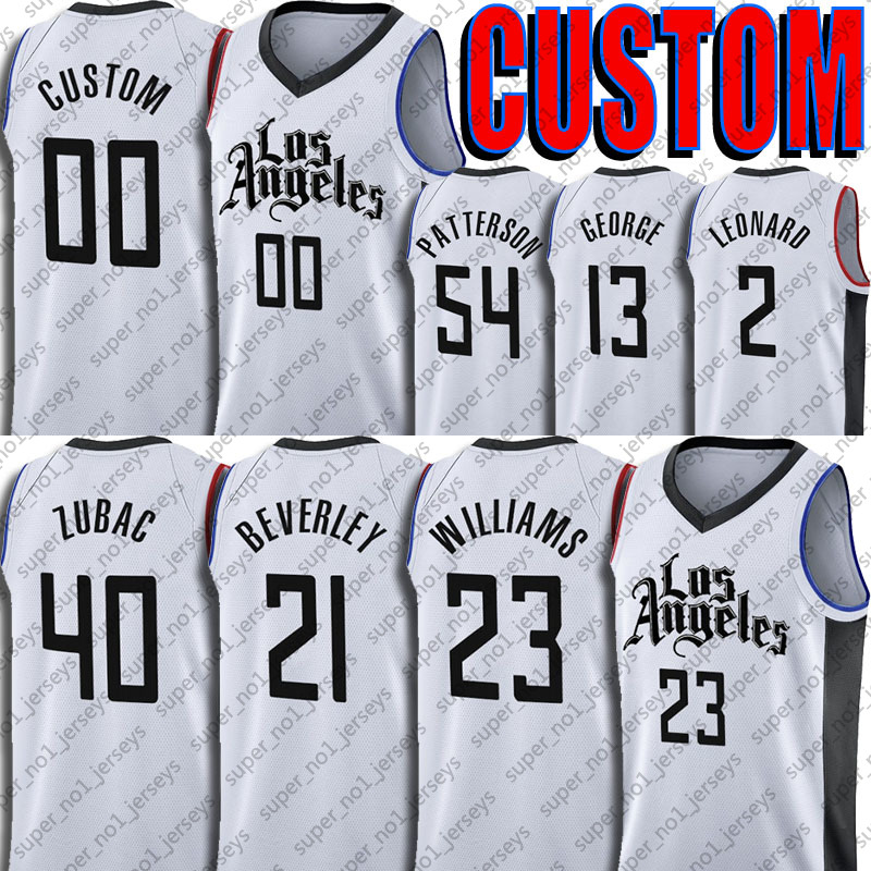 

Lou Patrick Williams Beverley Jersey Nicolas Luke Batum Kennard Jerseys Custom Los Angeleses Jersey Serge Ivica Ibaka Zubac Jerseys