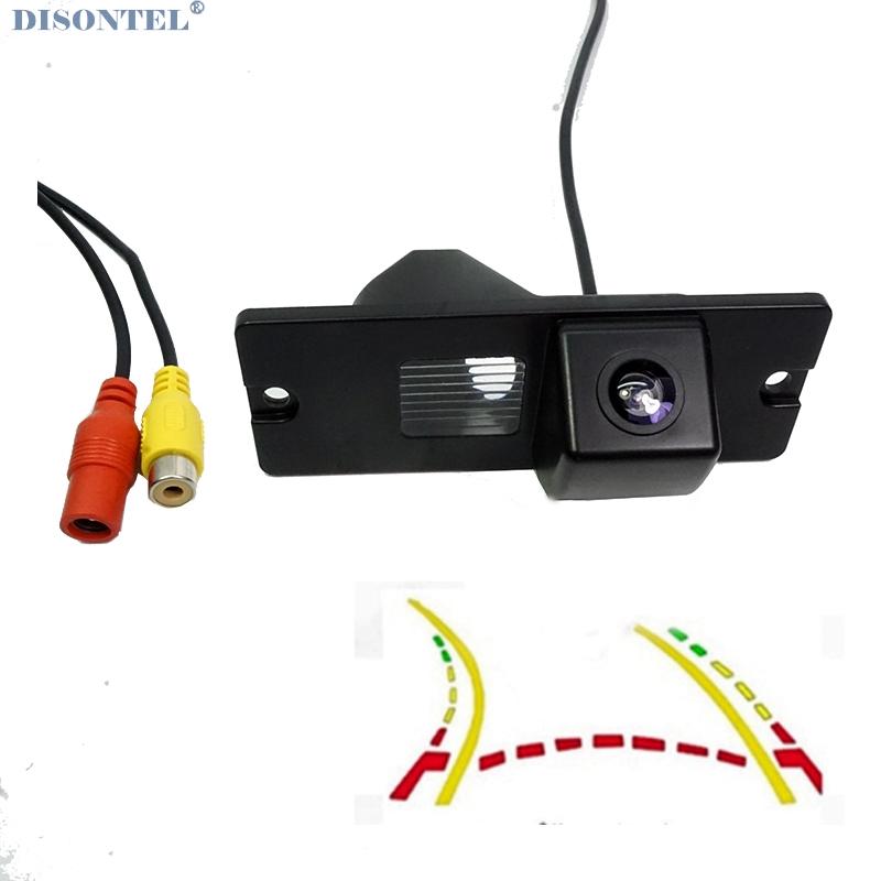 

600L CCD Dynamic Trajectory Tracks Rear View Reverse Camera for Mitsubishi Pajero Zinger L200 V3 V5 V6 V93 V97 2011 2012 2014 car