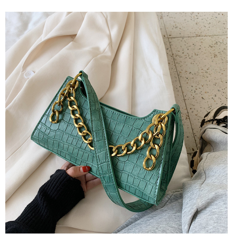 

HBP women bags Crocodile pattern Pearl Tote Armpit Bag Fashion New Quality PU Leather Women Designer Handbag Travel Shoulder bag Purses, Blue