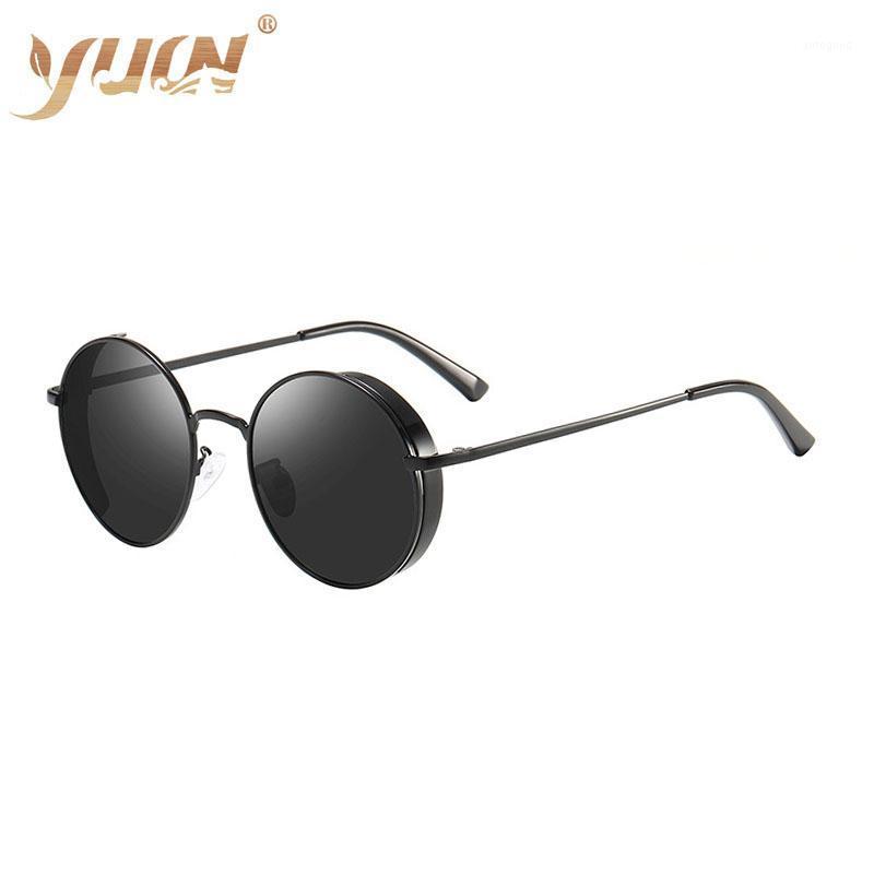 

Sunglasses 2021 Arrival High Quality Metal Frame Women Classic Round Polarized Eyewear Men UV400 Shades1