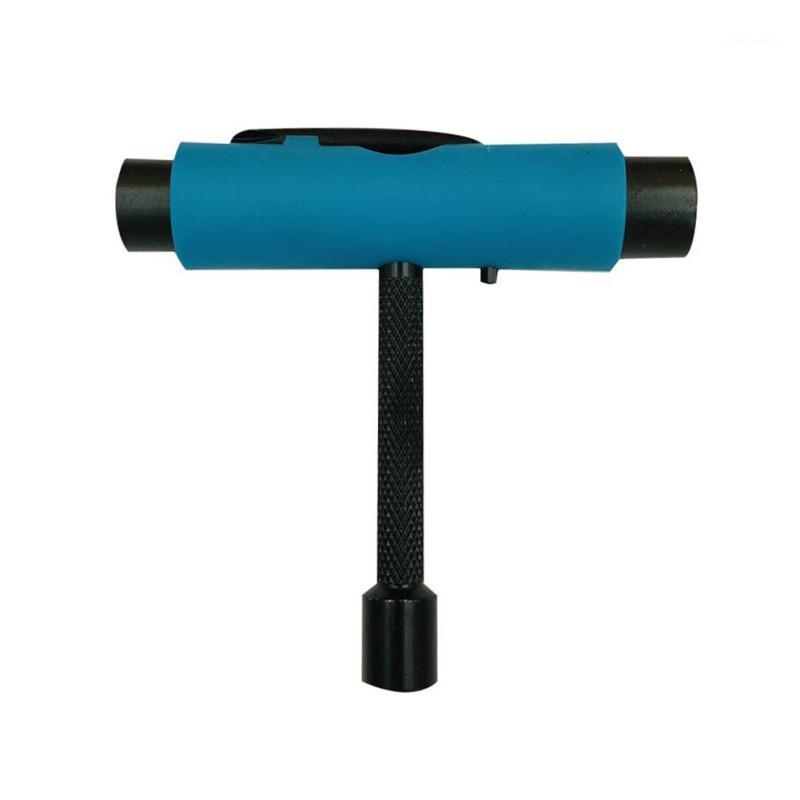 

T-shaped Wrench Roller Skateboard Longboard Skateboard Tool Wrench Multifunctional Tools1, Red