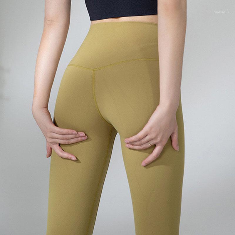 

Silver Clear Soft Naked-feel Workout Gym legging Yoga Pants Tights Women Squat Proof Fitness Sport Leggings1, Black