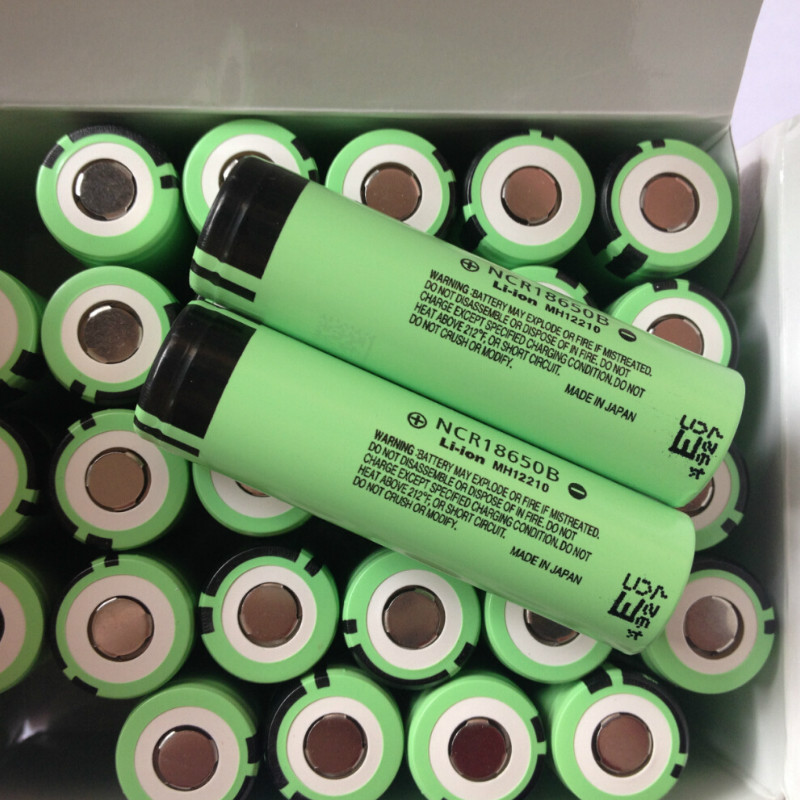 

100% Authentic 3.6V 3400mah 18650 Battery NCR18650B Lion Lithium Rechargeable Batteries For E Cigarette/Flash Light Fedex Free