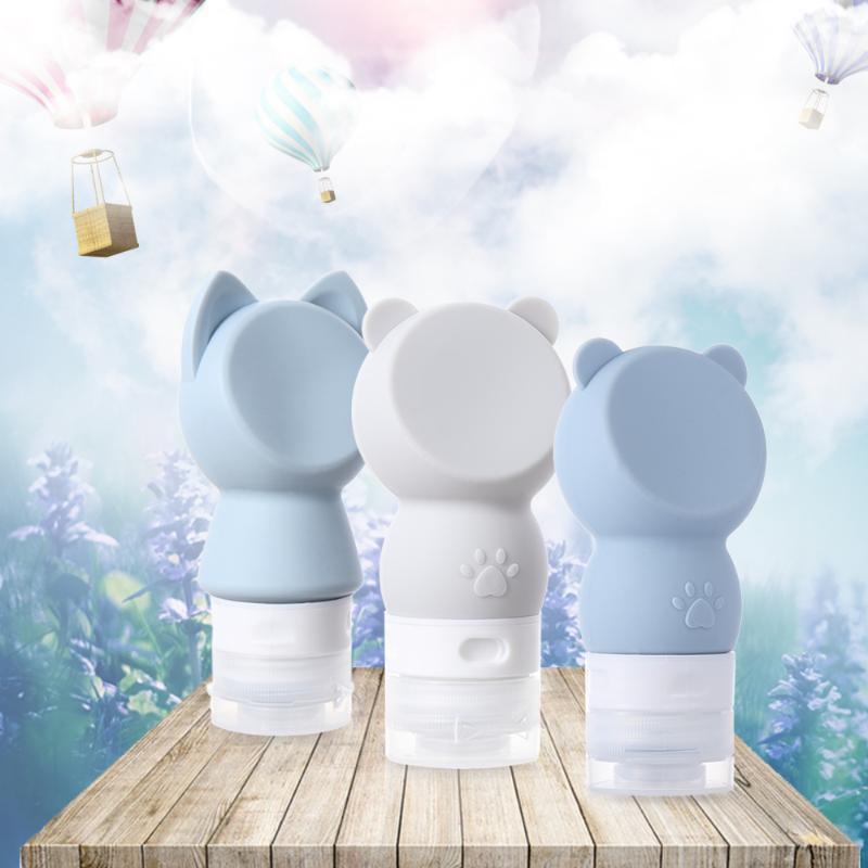 

Portable Silicone Refillable Bottle Cartoon Cute Empty Travel Packing Press for Lotion Shampoo Cosmetic Squeeze Containers1