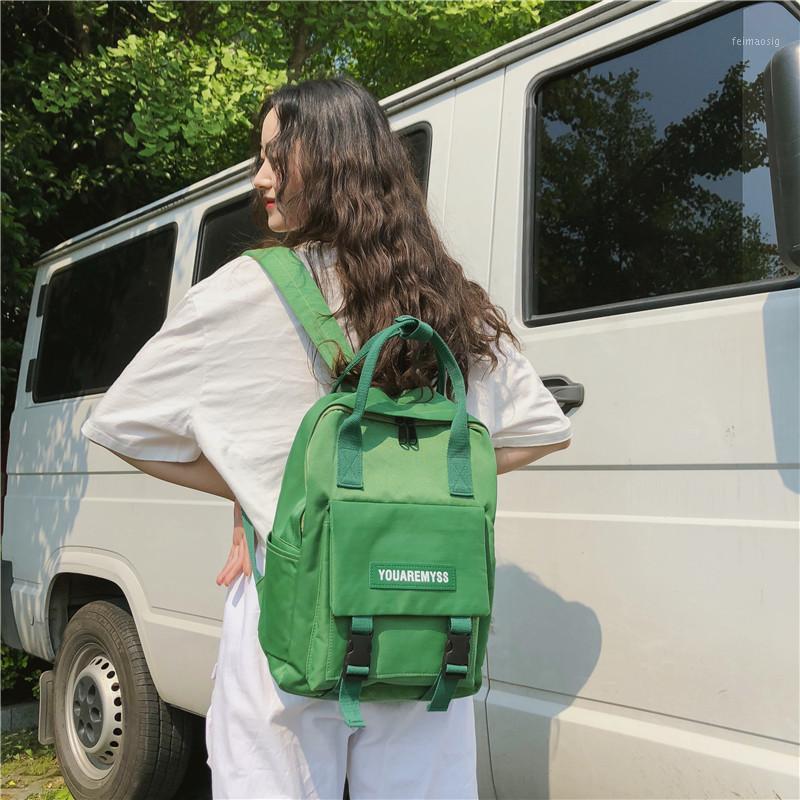 

JIULIN new Hologrem Backpack Silver Female School-Bags Teenage Small Girls Mini1, Black