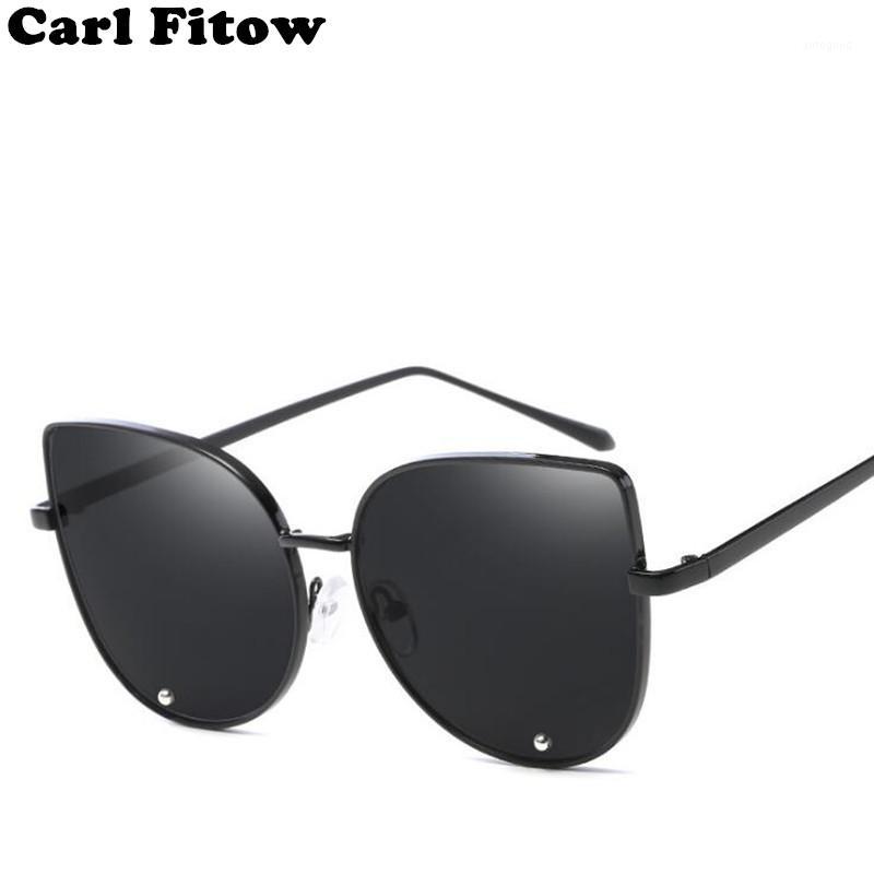 

Sunglasses Luxury Cat Eye Women Brand Designer Retro Vintage Sun Glasses For Female Ladies Sunglass Mirror Lunettes Oculos1