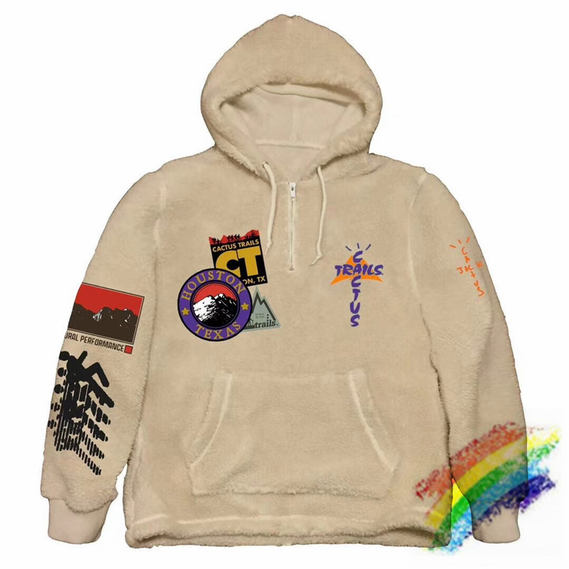 

Top Quality ZIP Embroidery Sweatshirts Pullovers Hoodie Men Women 1 Wool FLEECE