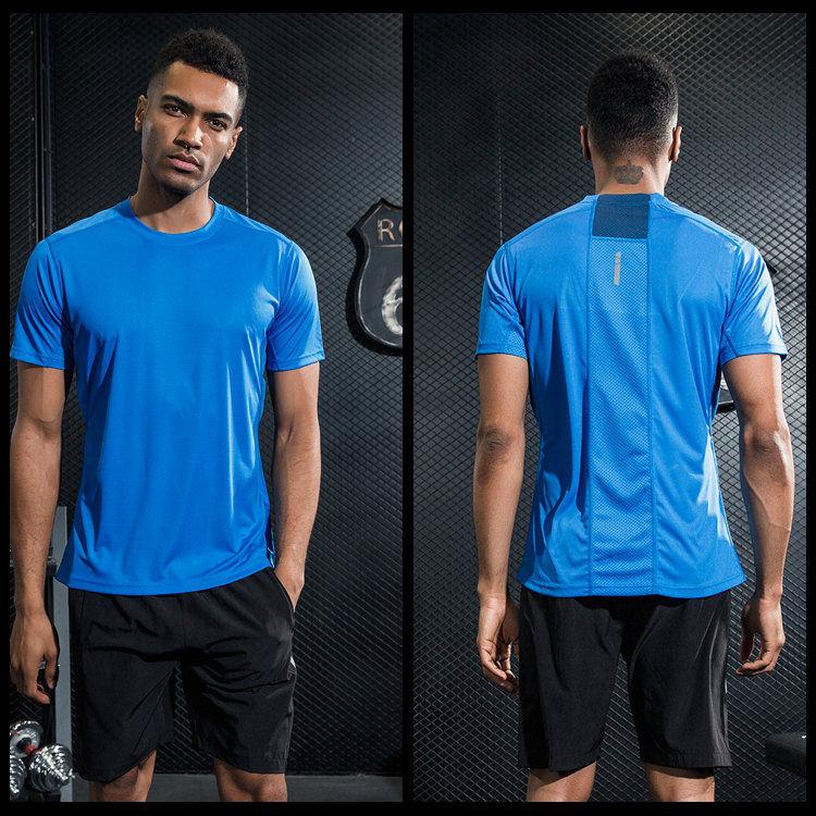 

Brand Men's Sportswear Shirt Running T-shirts for Man Short Sleeve Sports Suit Gym Fitness Soccer Jerseys Jogging Shirt, P2-1