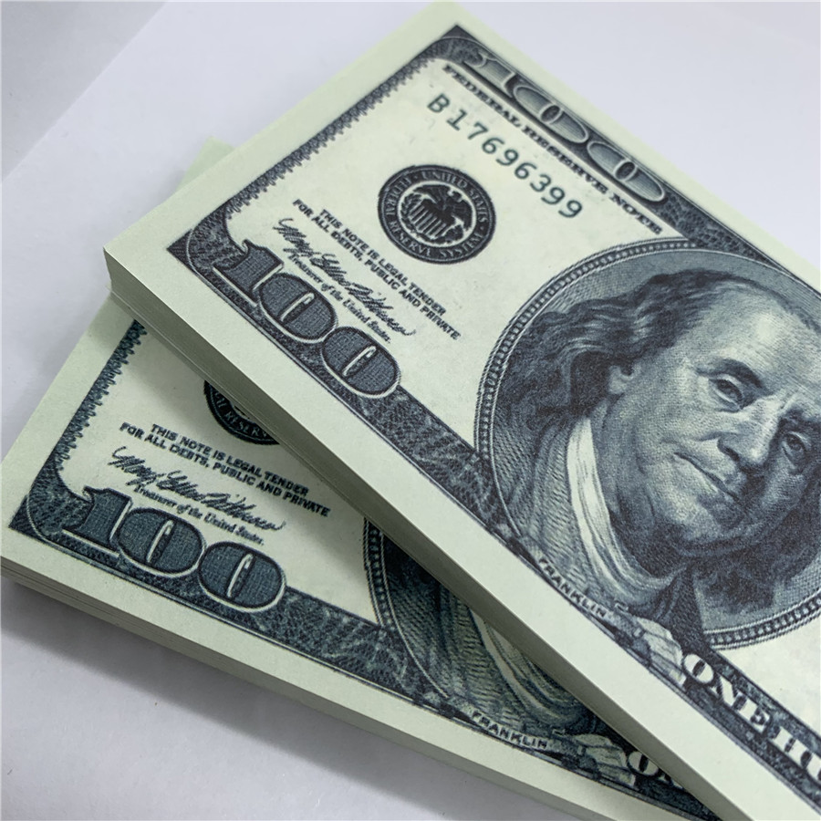 

Dollar Children Bar Money Performance Toy Props O2 Old U.S.currency Banknotes 100 Bank Shooting Forged Copy Ijsif Fake Elkqb