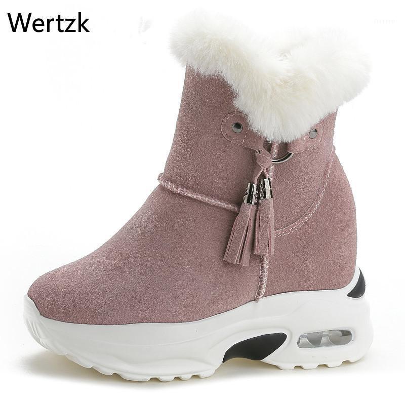 

Snow Boots Women Shoes Woman Boots Winter Ankle Thick Increased 2020 Winter New Warm Comfortable Casual B0451, Black