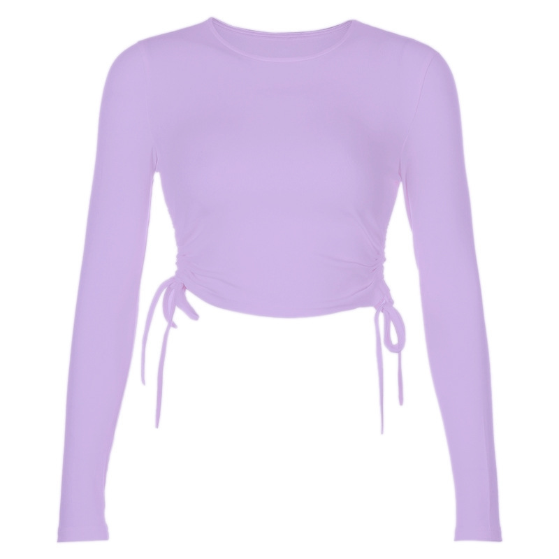 

New Sexy 2021 Autumn Top Crop Woman Vintage Clothes Aj3d CINV, Purple.