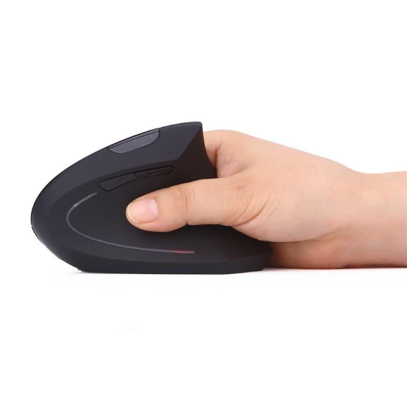 

Mice 2021 2.4G Wireless Vertical Mouse Ergonomic 6 Key 800dpi 1600dpi 2400dpi 2 Optical USB PC Raton Inalambrico Ordena