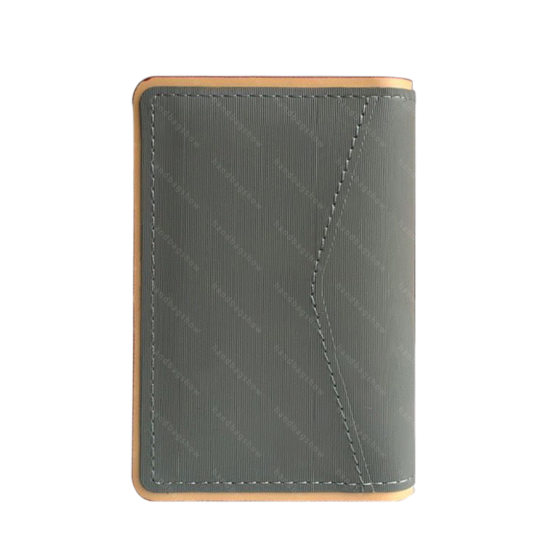 

Card Holders wallet Pures Famous Brand Canvas Men Women Wallets Designer Man Woman Pocket Short Purse With Laser printing with box dustbag cardholder, Desiccant