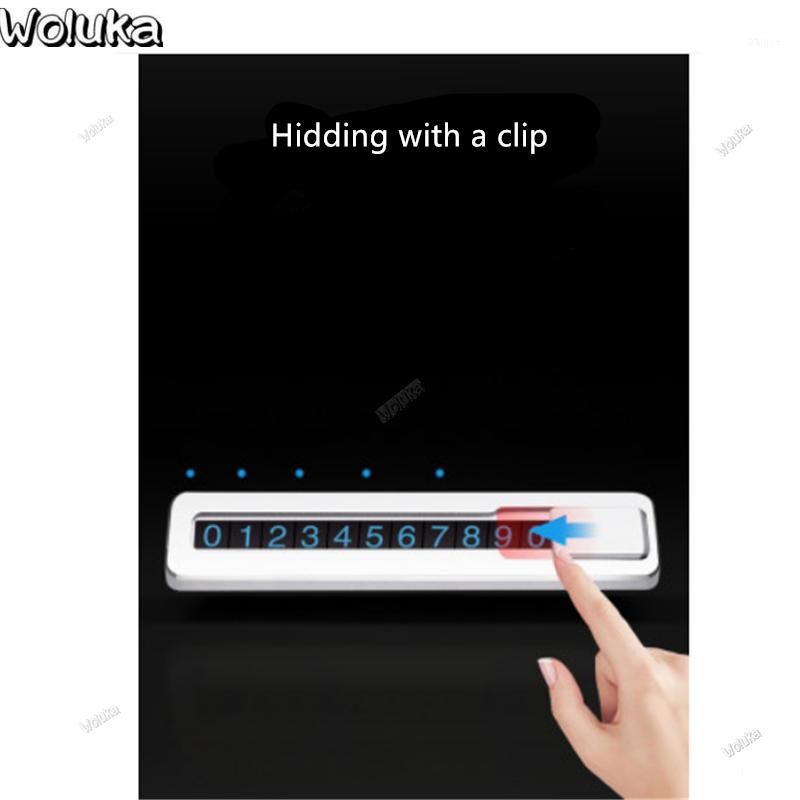 

Auto temporary stop number plate creative personality luminous shift car parking car interior accessory CD50 Q061