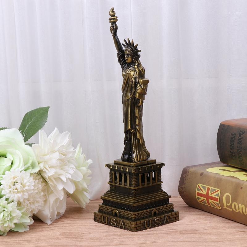 

USA Landmarks Statue of Liberty Metal Model Desk Decoration Gadget Craft Gift1
