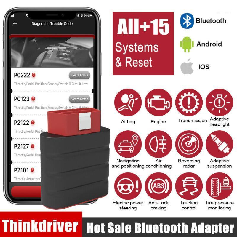 

Thinkcar Thinkdriver OBD2 Automotive Scanner Bluetooth Full System 15 Reset Functions OBD 2 Scanner Car Diagnostic Tool PK AP2001