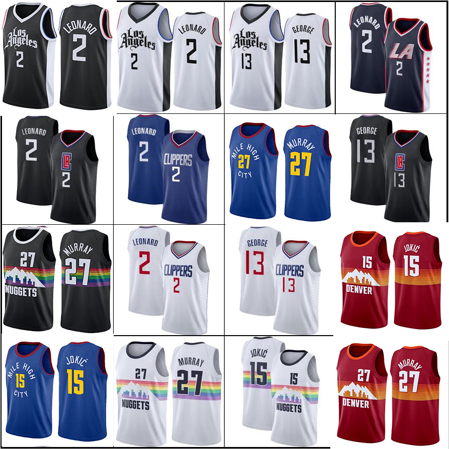 

Men Denver Nuggets Jersey Nikola Jersey Jokic Jamal 27 Murray Dikembe Allen Mutombo Iverson LA Clippers Jersey Leonard sfsdf, Black;red