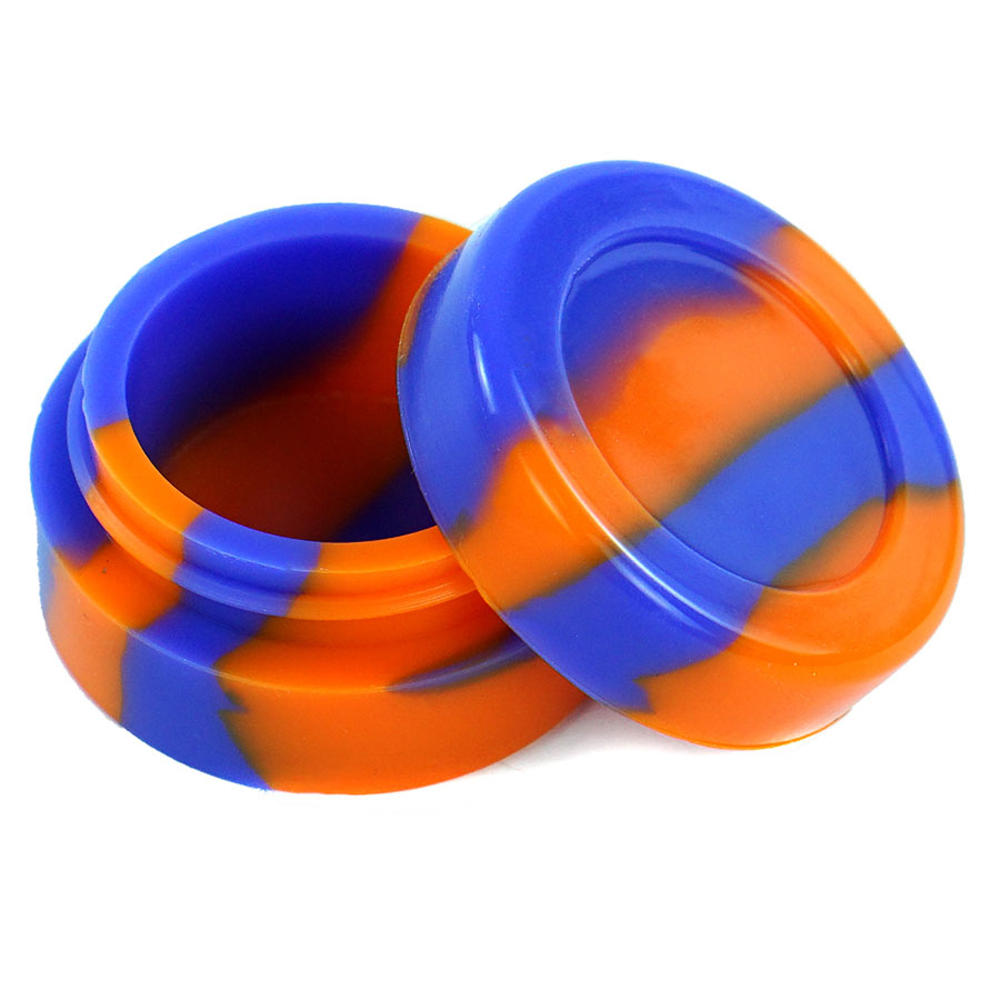 

silicone dab container bottle nonstick containers wax jars 7ml mix color available