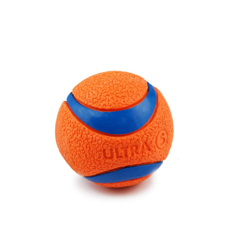 

Interactive Pet Dog Toys Ball for Small Large Dogs Funny Training Squeak Dog Rubber Balls Bite Resistant Squeaky Puppy Chew Toy