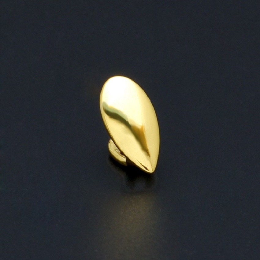 

High Quality Vampire Teeth Grills For Mens Fashion Hip Hop Jewelry Single Dental Gold Grillz