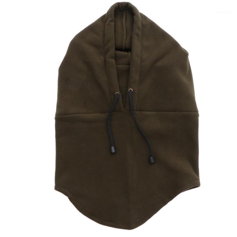 

1pc Outdoor Wind-proof Thicken Hat Warm Hat Head Cover Winter Cycling Cap for Women Men (Olive Green)1, Black