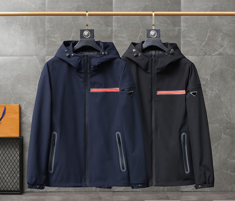 

22ss men designers Jackets Parkas Triangle label Hooded Big pocket label clothes Stand Collar mens Coats Outerwear Clothing Black, Customize
