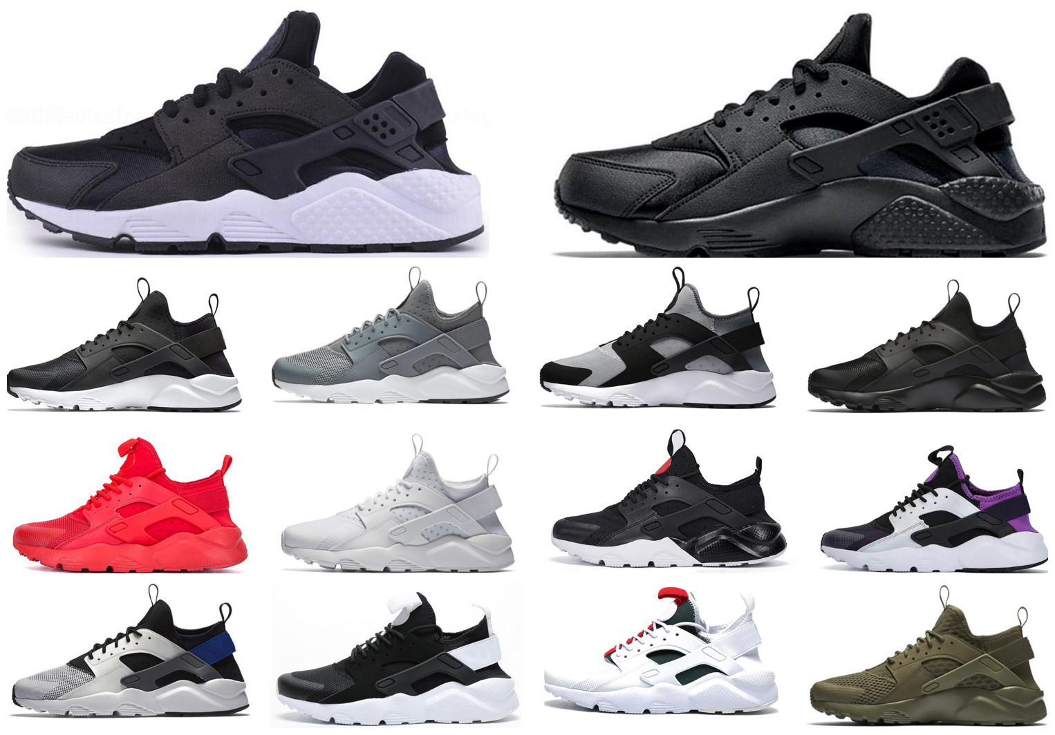 

new 4.0 1.0 huarache running shoes men women shoes Triple White Black Red Grey huaraches Mens Trainers outdoor walking Sports Sneakers, Extra shoelace