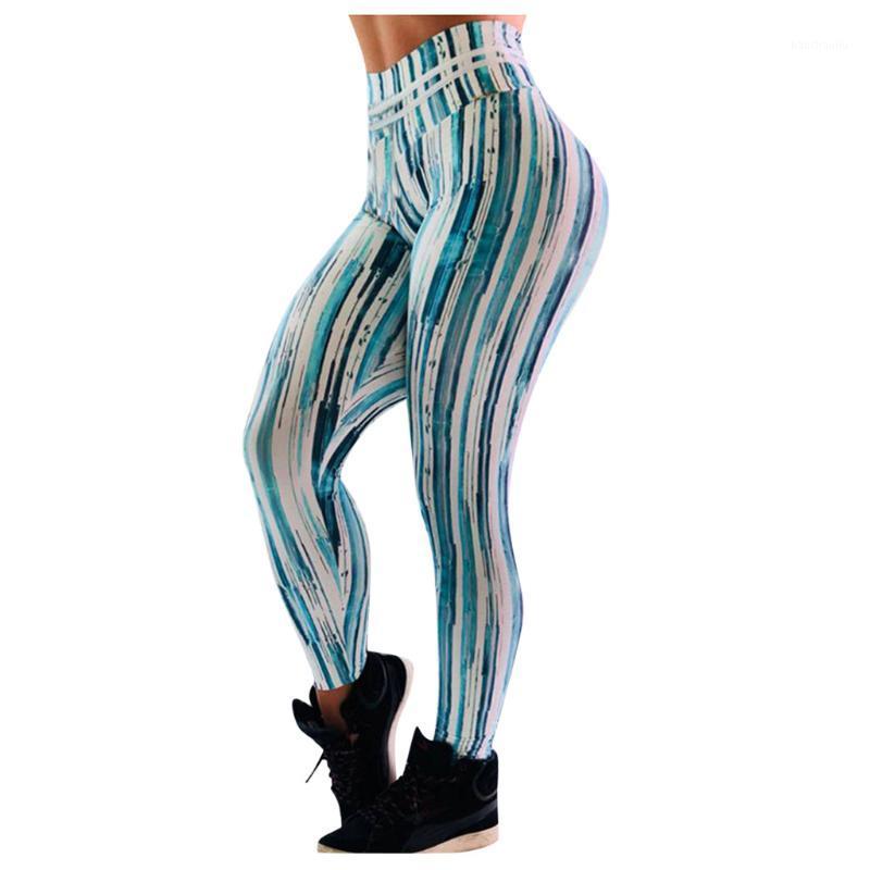 

SAGACE Women' tracksuits Stripe Print Yoga Pants Energy Seamless Sports Fitness Leggings Sports Running Yoga Pants Hip Lifting1, Black