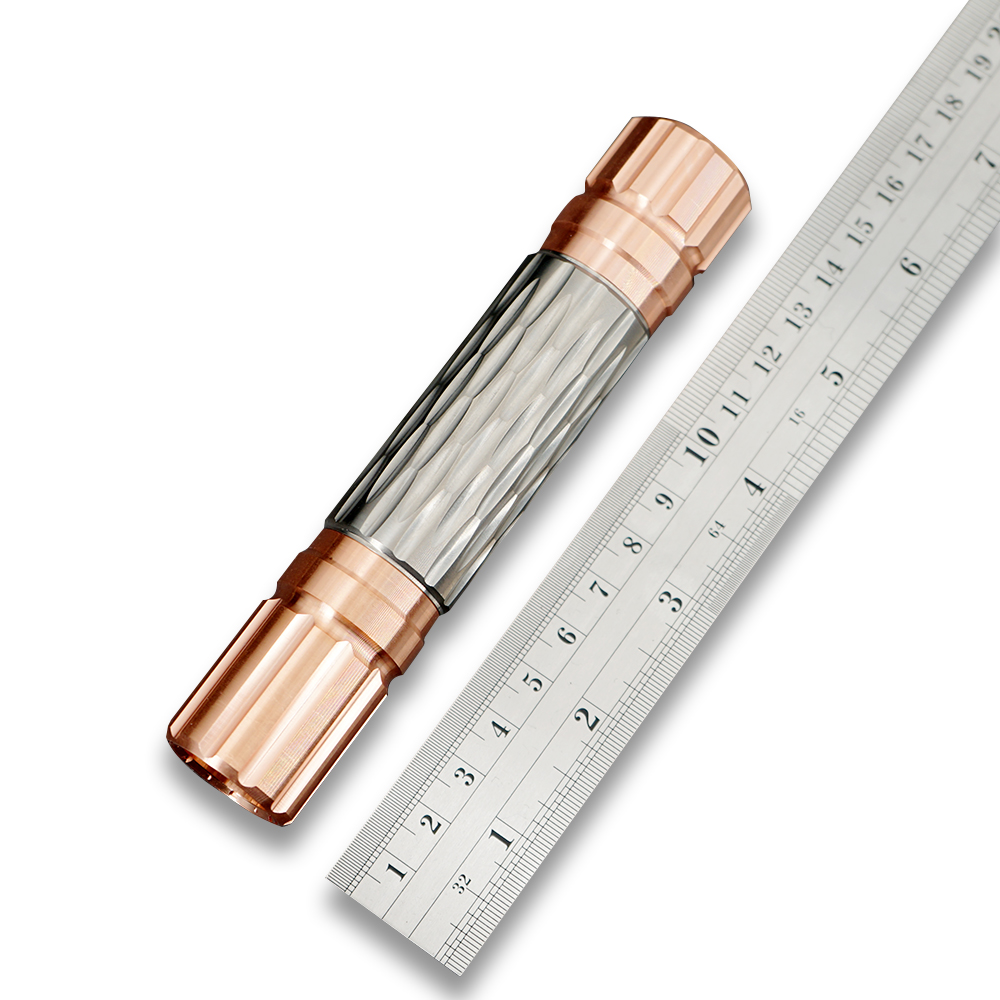 TwoSun Knives Copper Titanium Tactical LED Flashlight Camping Lamp TS258-LED-image-631278915