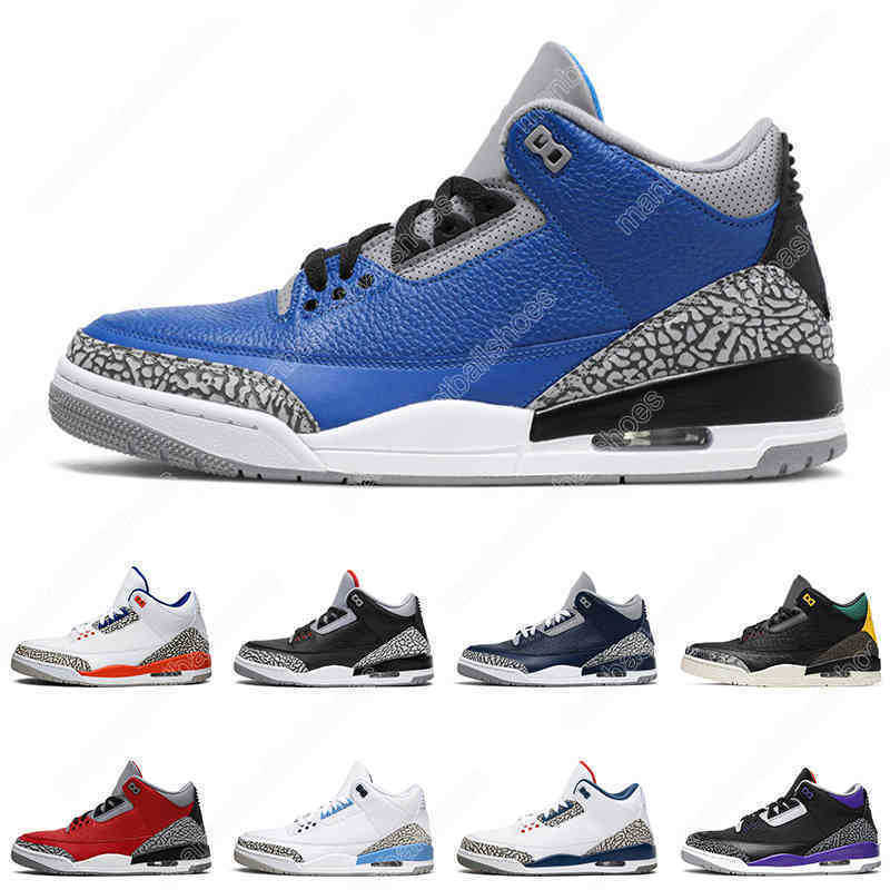 

Basketball Shoes Varsity Royal UNC Court Purple Black Cement Throw Fire Red 3s Mens Trainer Sports Sneakers, Tinker black cement gold
