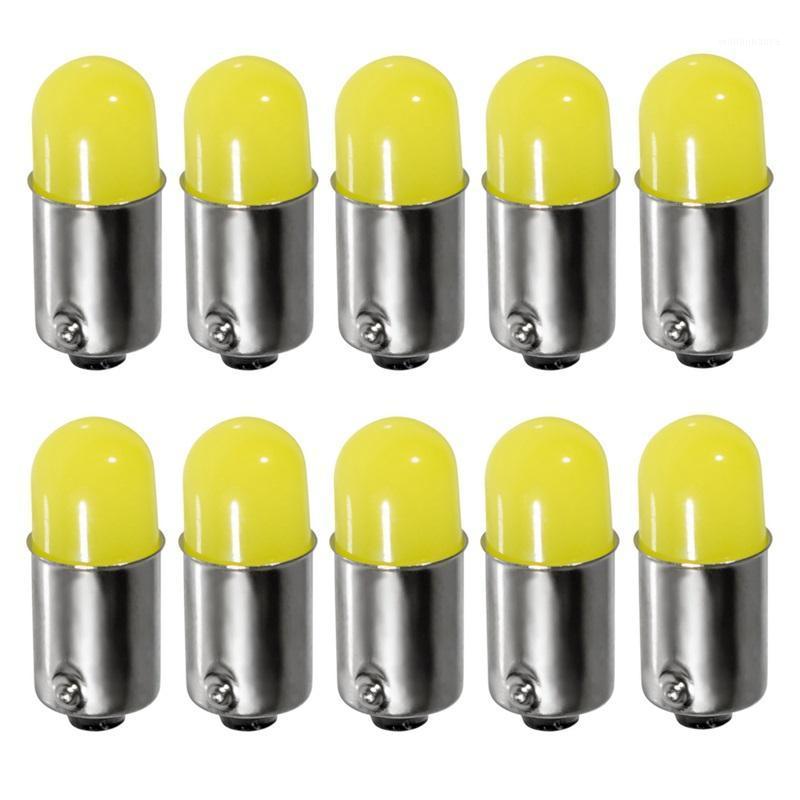 

Emergency Lights 10pcs Heat Durable T11 363 233 BA9S COB 30MA Round 3D Led T4W 1 SMD Car License Plate Light Parking Bulb Door Lamp White 12