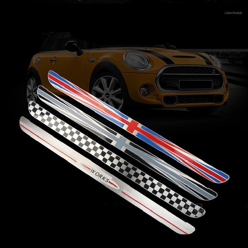 

2pcs Stainless Steel Outer Car Door Sill Protection Cover Union Jack Scuff Plate for Mini Cooper F56 Hatchback 3-Doors Styling1