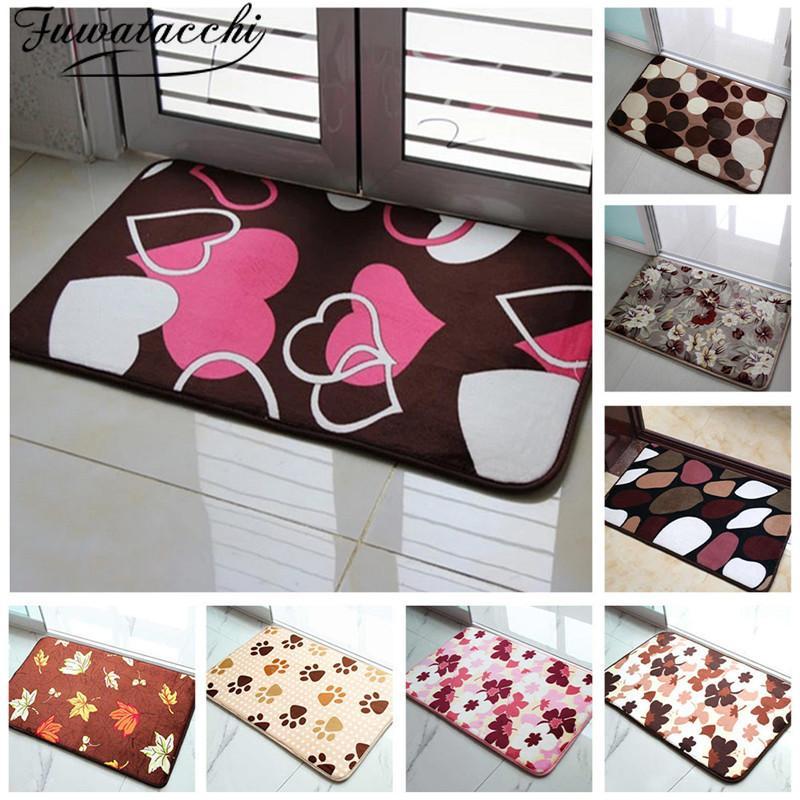 

Fuwatacchi Kitchen Mat Parlor Bath Carpet Home Entrance Doormat Tapete Absorbent Living Room Floor Mats Modern Kitchen Carpets1, Jjdt5600