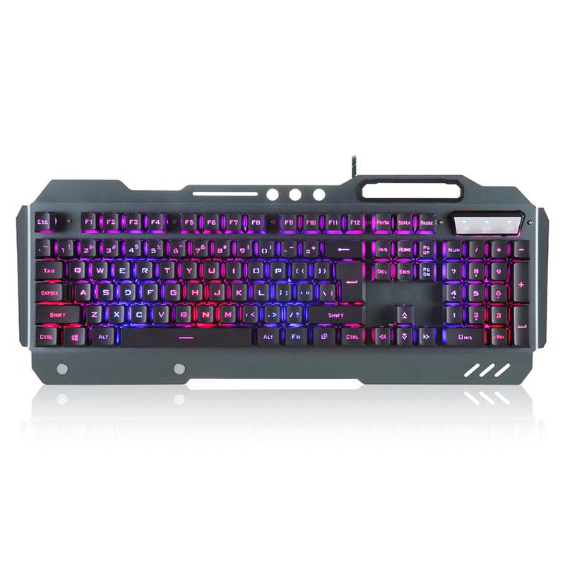 

Wired Luminous RGB Backlit Usb Keyboard Computer Mechanical Keyboard For Pc Clavier Gamer Ergonomic Key Layout