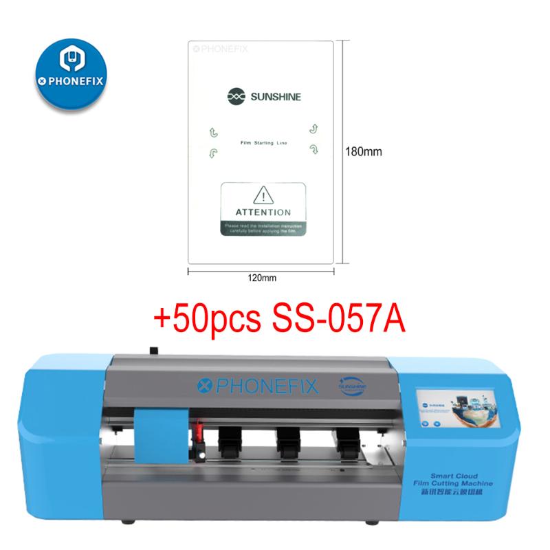 

Power Tool Sets SUNSHINE SS-890C Auto Cutting Machine SS-057 SS-057A Flexible Hydrogel Film For Phone Tablet Front Glass Back Cover Protect