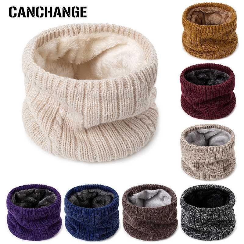 

Scarves Winter Women's Scarf Fashion Plus Velvet Thicken Men Ring Warm Collar For Boys Girls Neckerchief1