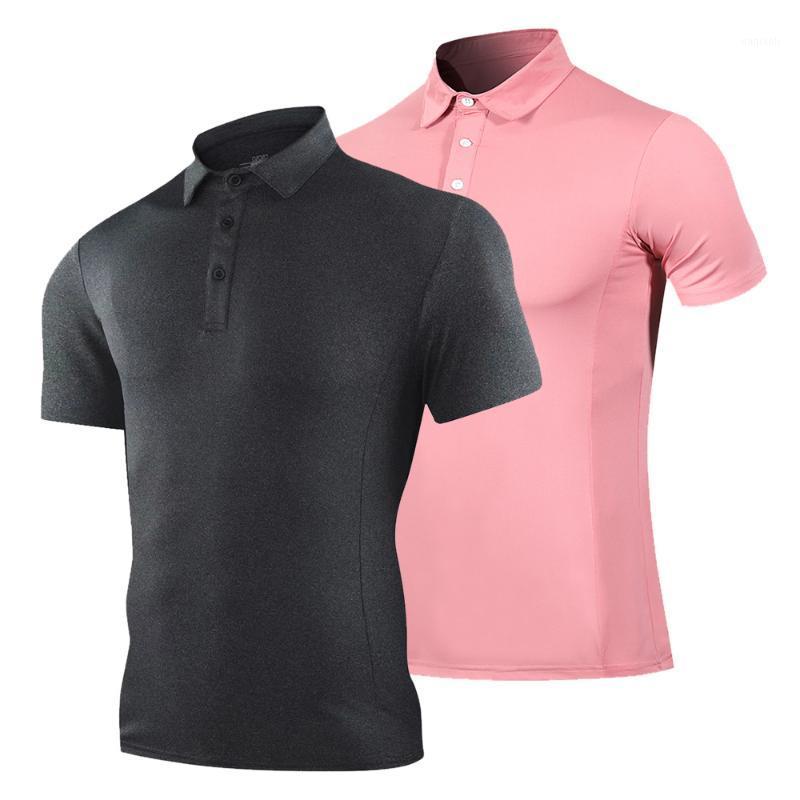 

Fashion T Shirt Men Running Quick Dry Breathable T-shirt Slim Fit Tops Golf Fitness Sport Gym Tennis Man's T-shirt1 Jerseys, Red