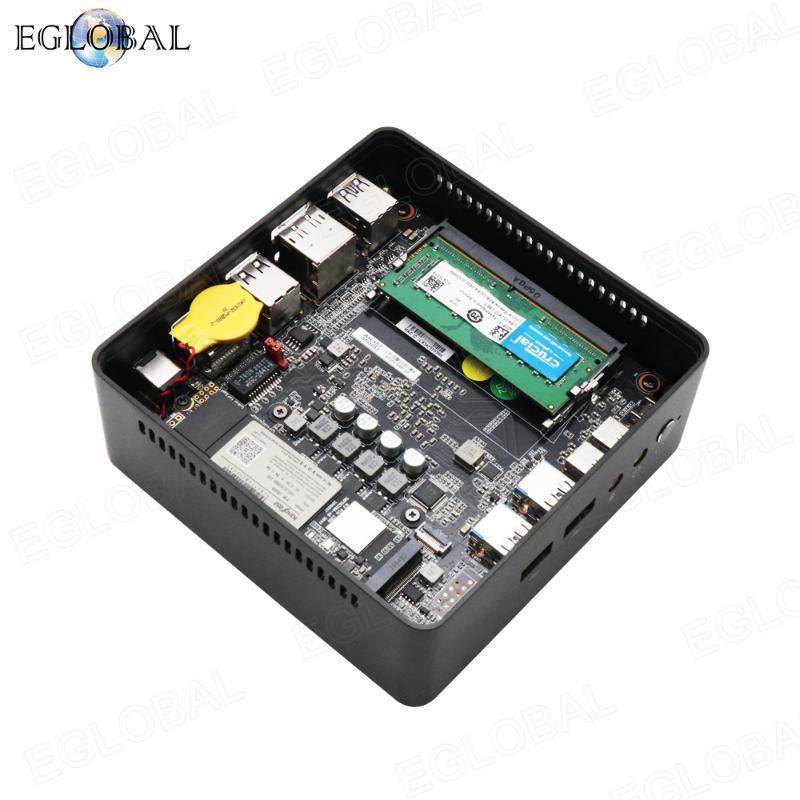 

Eglobal Computadoras Gamer AMD Mini Computer Ryzen R5 2500 3550H R7 2700U Vega Graphic M.2 NVMe+2.5''SATA Gaming PC Windows 101