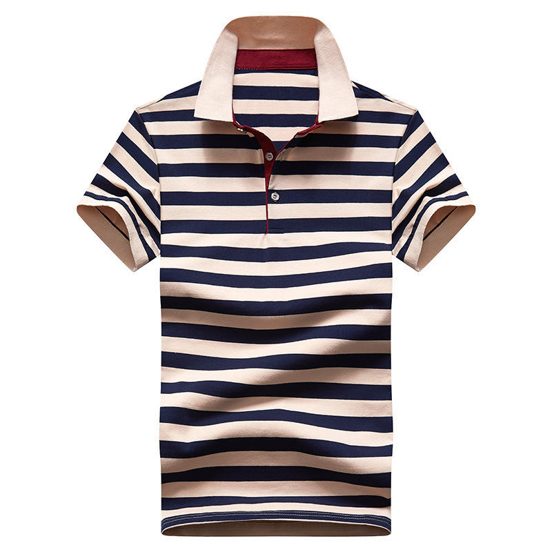 

2021 New Summer Short Sleeves Harajuku Korea Fashion Striped Polo Shirts Men's Top Tees Clothes Puie, 1815 2