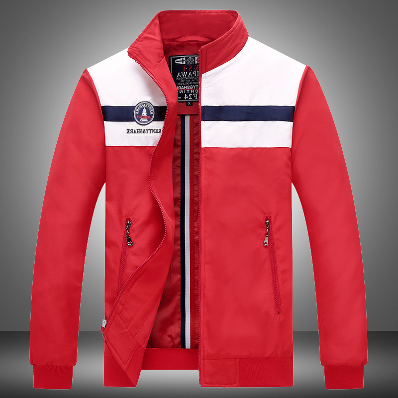 

Fashion Hot Sale Quality Autumn Loose Thin Casual Outwear Windbreak Men's Clothing Business Jacket Coat Shark Brand Plus Size 4X, Blue jacket 66506