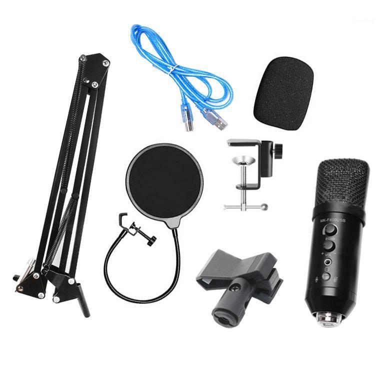 

MOOL -F400 USB Microphone Set Adjustable Volume Noise Reduction for Computer Voice Chat Recording/Streaming Live Broadcast1