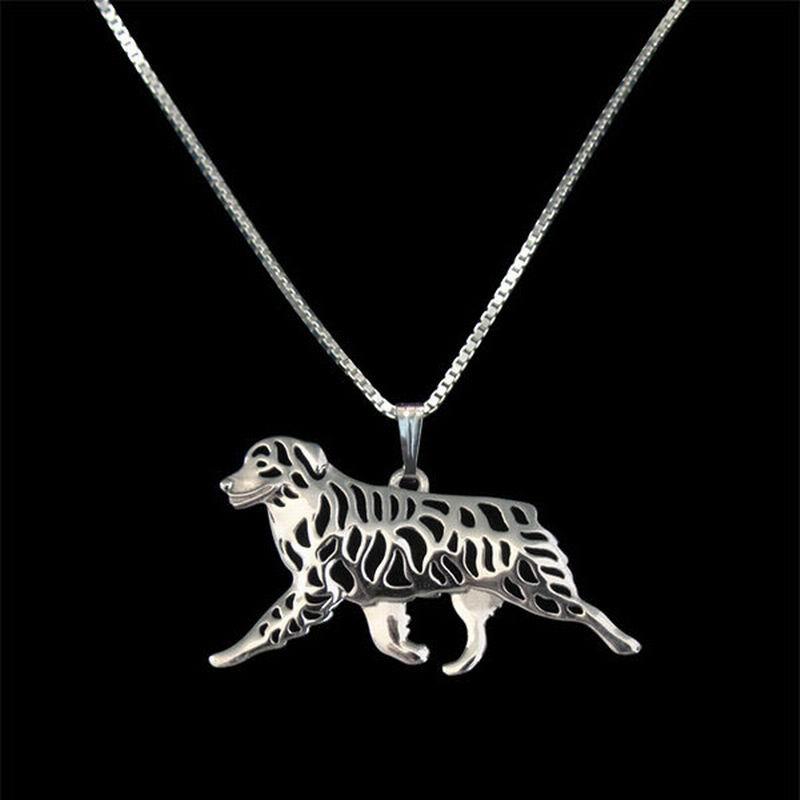 

Lovers' Australian Shepherd Necklaces Jewelry Alloy Lady Pet Pendant Necklaces Drop Shipping