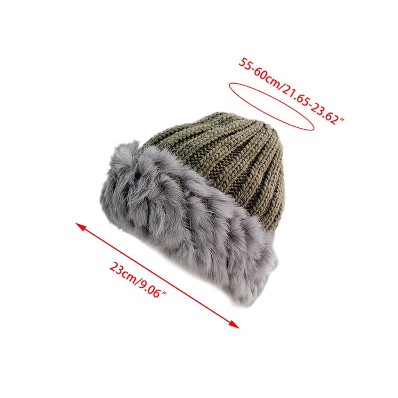 

Women French Style Faux Wool Plush Beret Cap Vintage Leopard Print Winter Warm Fashion Artist Painter Knit Beanie Hat, White