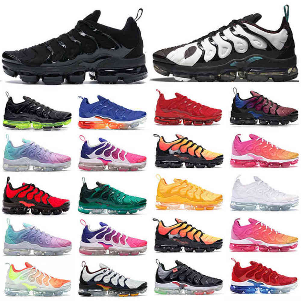 

tn Plus max running shoes for men women triple black white Obsidian cool grey Rough Green Barely Volt Fresh Worldwide mens sports sneakers WYKY, 43