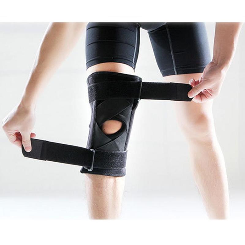 

1 Pc Adjustable Knee Pads Sports Knee Support Protective Sleeves Fitness Volleybal Brace Kneepads Gym Joint Support Pads, Black