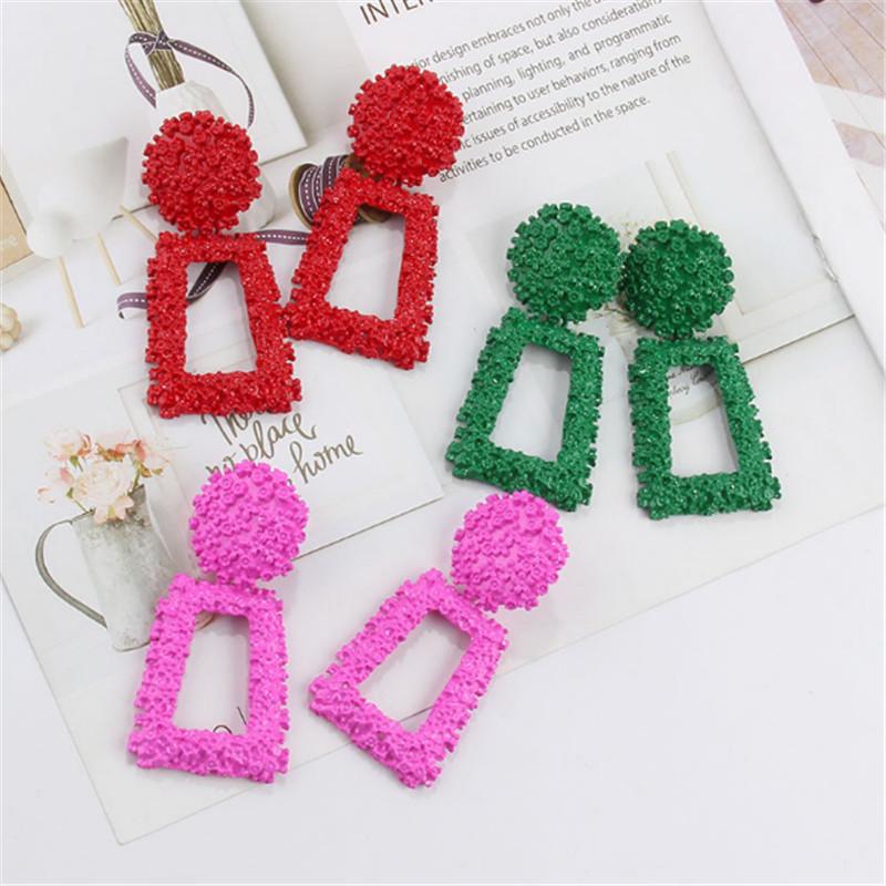 

2020 new vintage multicolor stud earrings for women Bohemia stud earrings female fashion jewelry wedding gifts Accessories