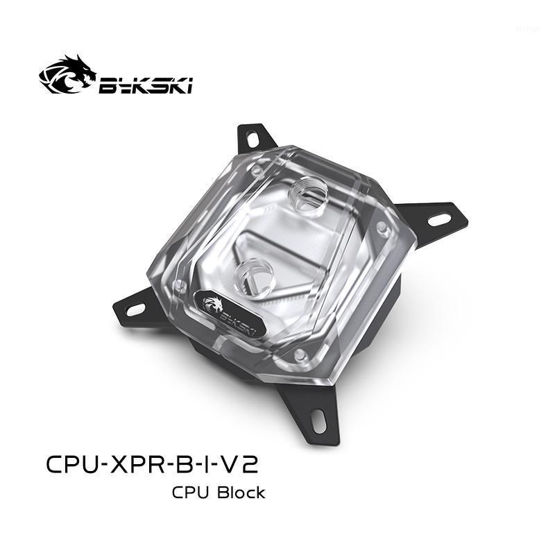 

Bykski CPU-XPR-B-I-V2 CPU Water Block 5V 3PIN for INTEL LGA1150 1151 1155 1156 2011 X99 Transparent support GND Water Cooling1