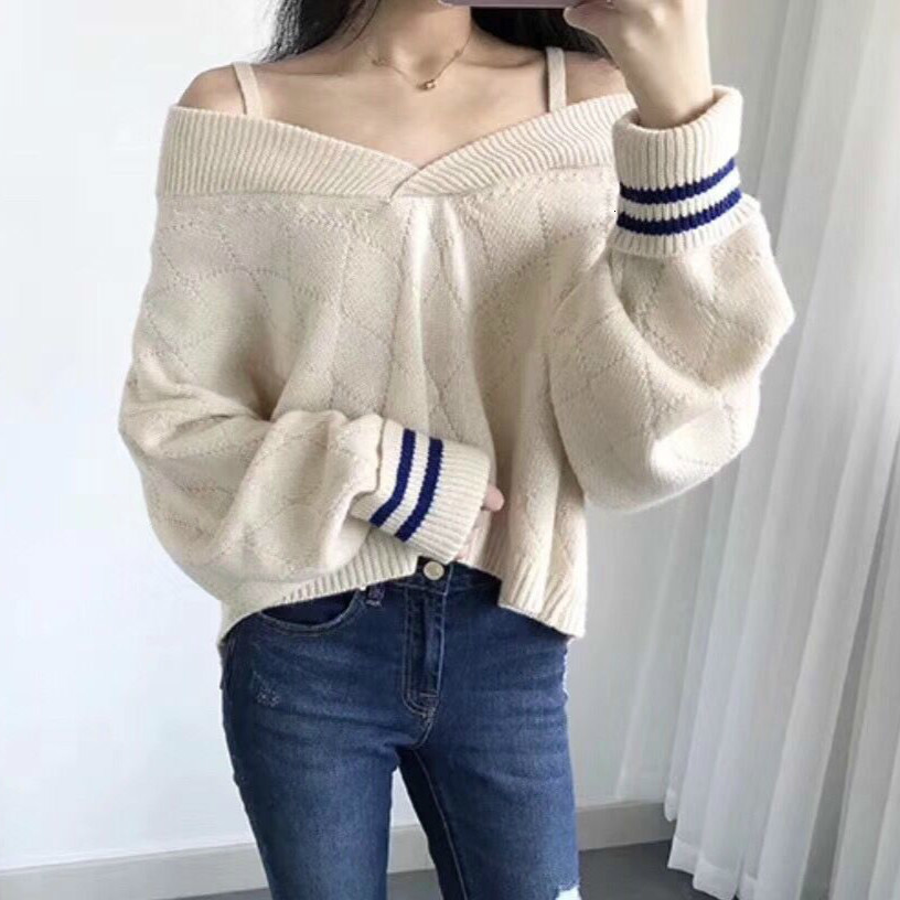 

Women of Rue Two Ways Blurring Autumn Female Stripe Male Designer Top Runway Jumper Jackets 03sy, Beige
