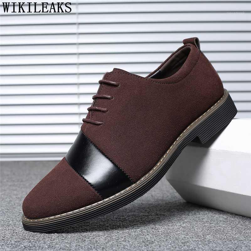 

Luxury Men Office Shoes Coiffeur Oxford Shoes for Men Formal Plus Size 47 48 Dressing for Classic Zapatos Brown Dress1